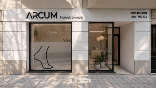 DISEÑO CLÍNICA PODOLÓGICA FACHADA